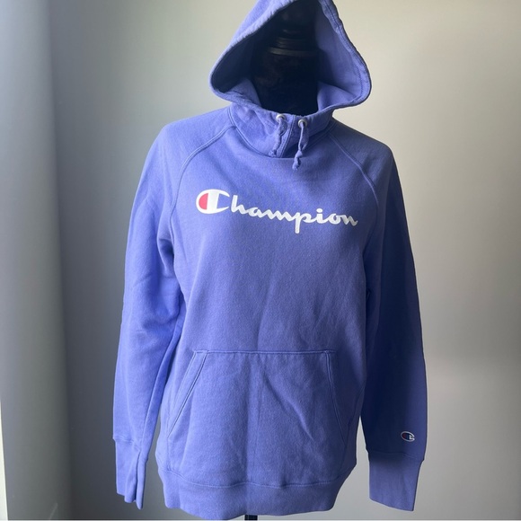 Champion Purple Hoodie - MEDIUM - Picture 1 of 12